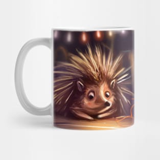 Cute Porcupine Drawing Mug